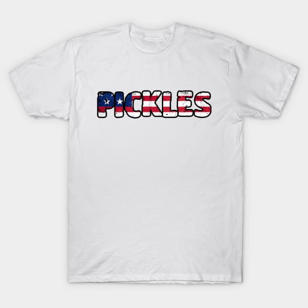 pickles american flag T-Shirt by zofry's life